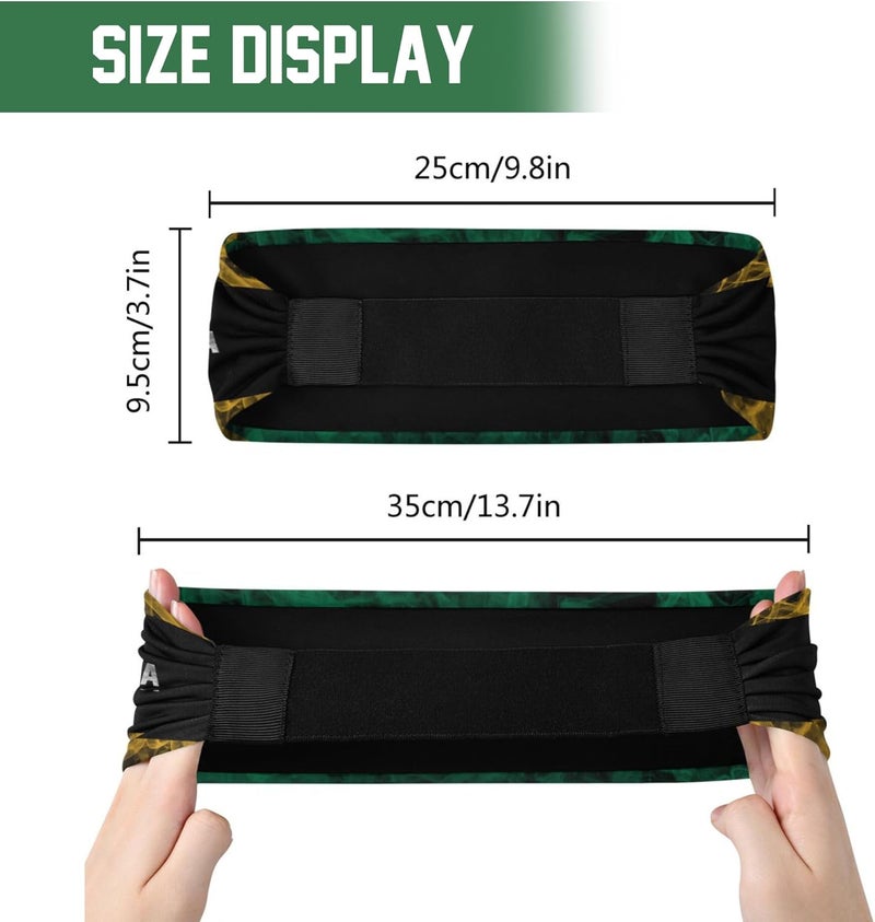 Vcmaluco Sports Sweatbands Headband for Men Women Elastic Headband Hair Bands Sports Sweatbands for Basketball Yoga Exercise Workout - Image 3